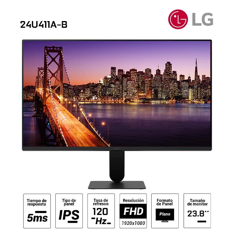 Monitor LG 24U411A-B 23.8 IPS FHD120Hz HDR10 HDMI VGA